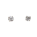 14k White Gold 0.60 tcw. Diamond Stud Earrings