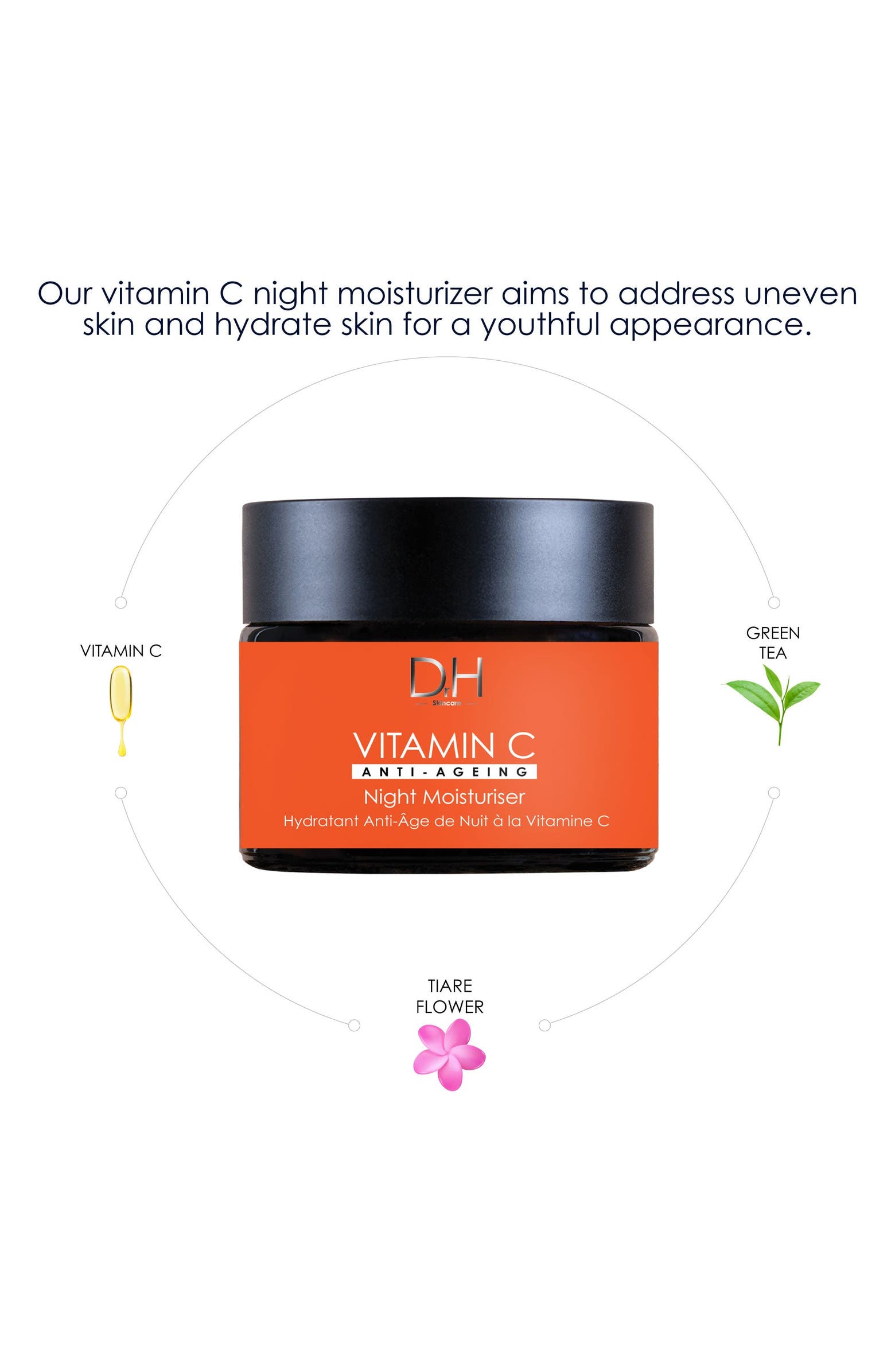 Vitamin C Anti-Ageing Night Moisturiser 60ml