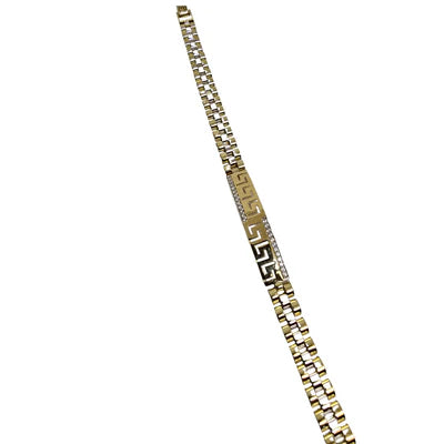 10k meduse Bracelet with Zirconia stones DREY-039