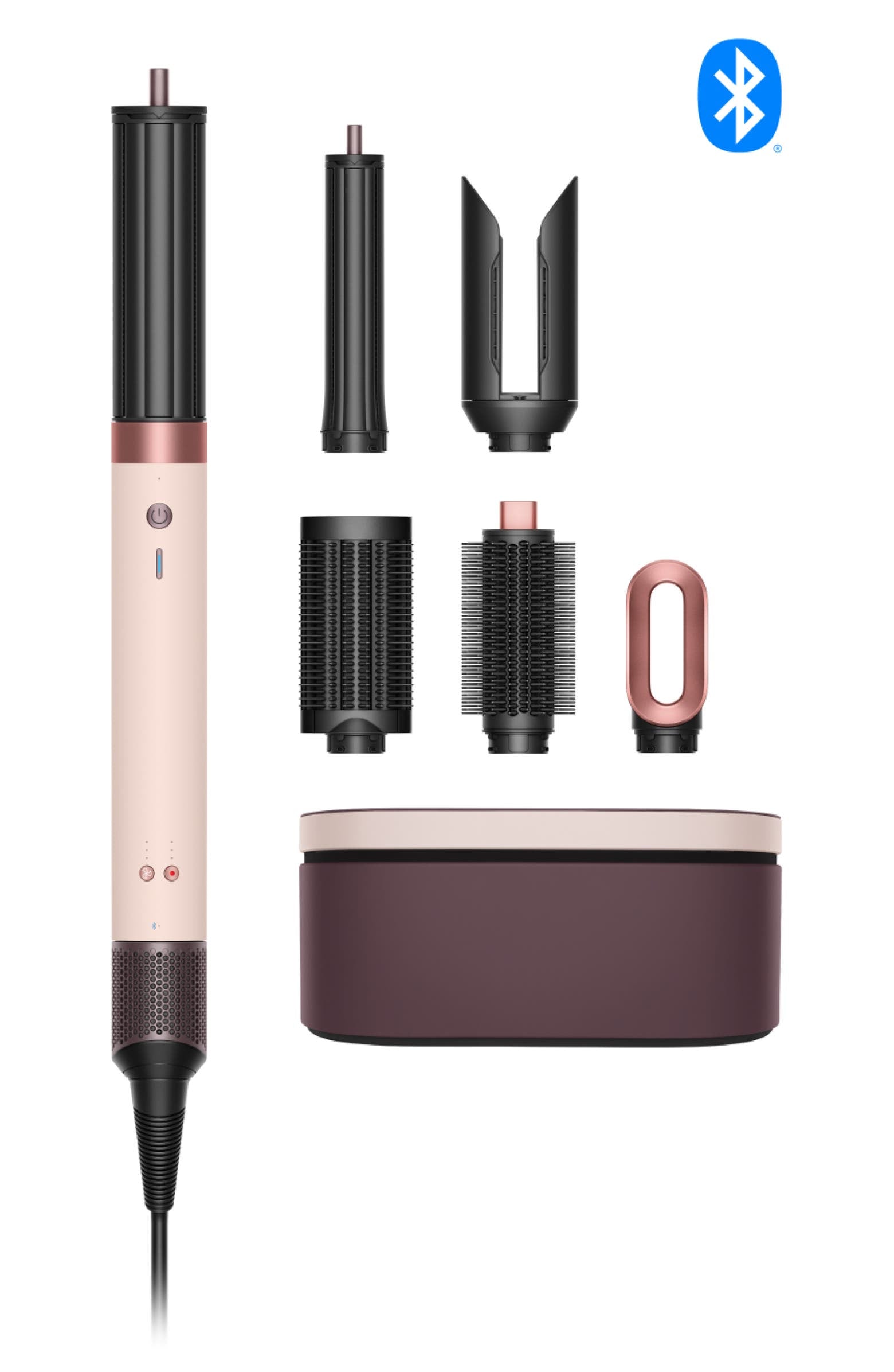 Airwrap Co-anda2x™ Multi-styler & Dryer Straight+Wavy in Ceramic Pink and Rose Gold