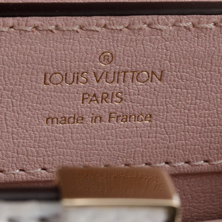 White Iridescent Python Capucines Mini