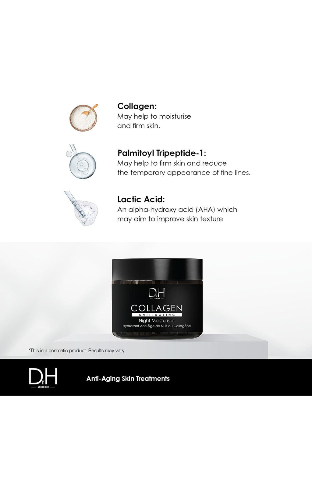 Collagen Anti-Ageing Night Moisturiser 60ml