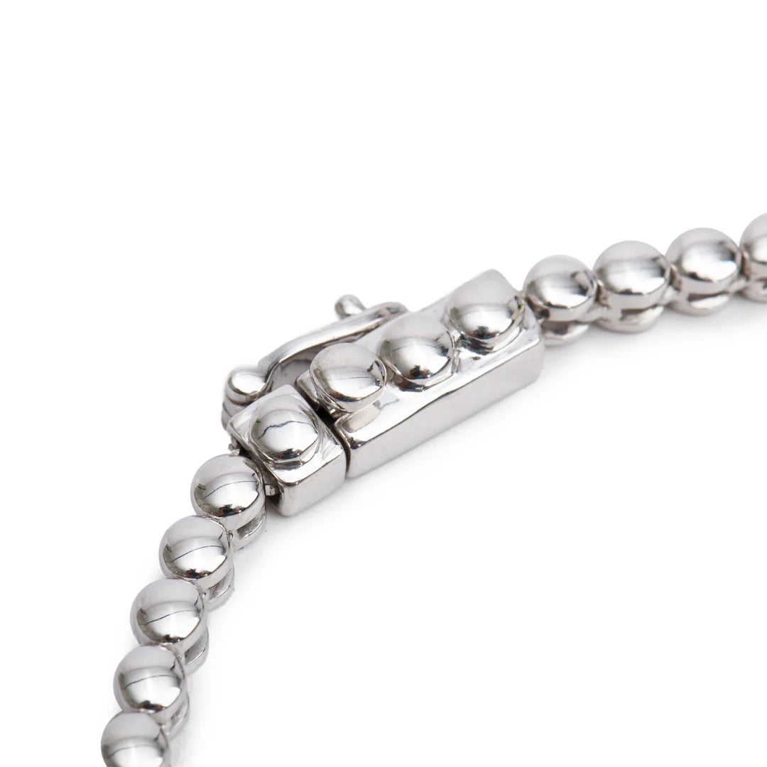 10k White Gold 6.92 tcw. Diamond Link Necklace
