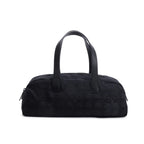 Black Nylon Travel Ligne Bowling Bag w/ Authenticity Card