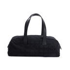 Black Nylon Travel Ligne Bowling Bag w/ Authenticity Card