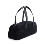 Black Nylon Travel Ligne Bowling Bag w/ Authenticity Card