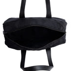 Black Nylon Travel Ligne Bowling Bag w/ Authenticity Card