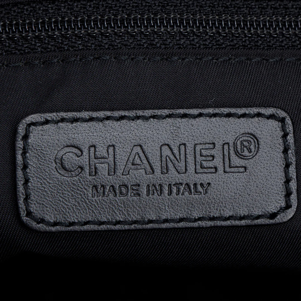 Black Nylon Travel Ligne Bowling Bag w/ Authenticity Card