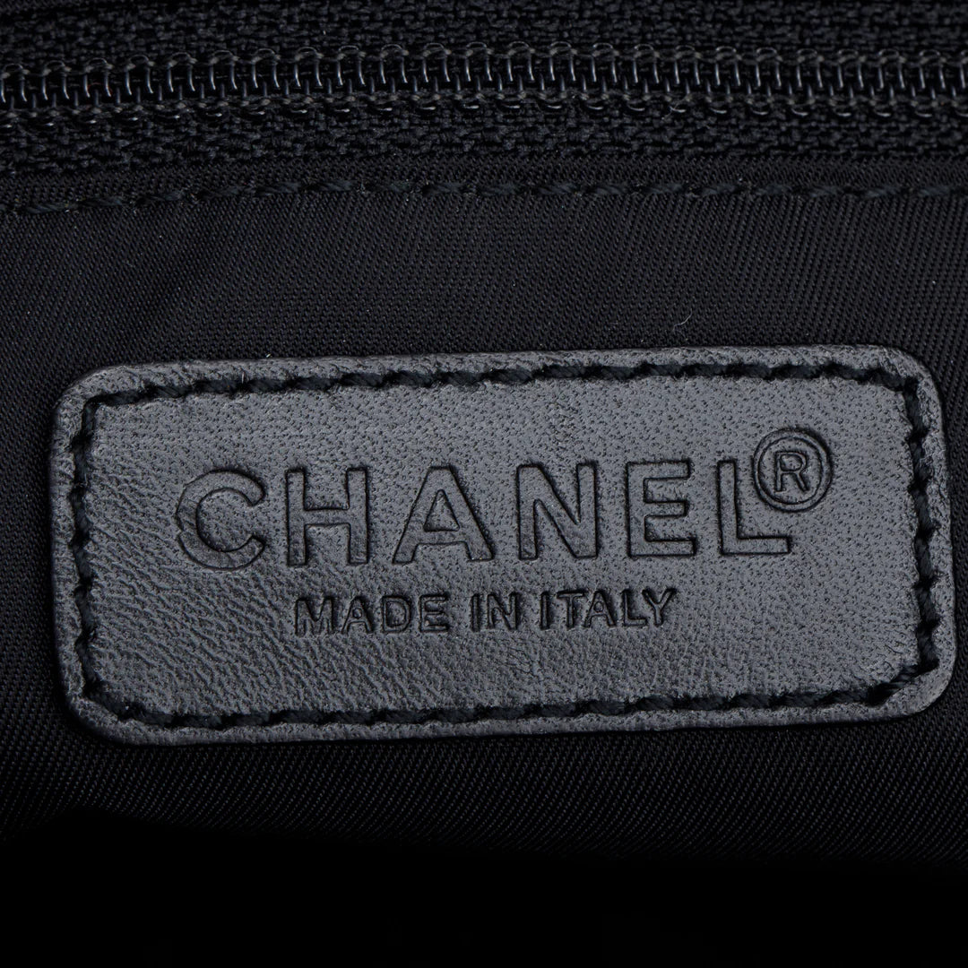 Black Nylon Travel Ligne Bowling Bag w/ Authenticity Card