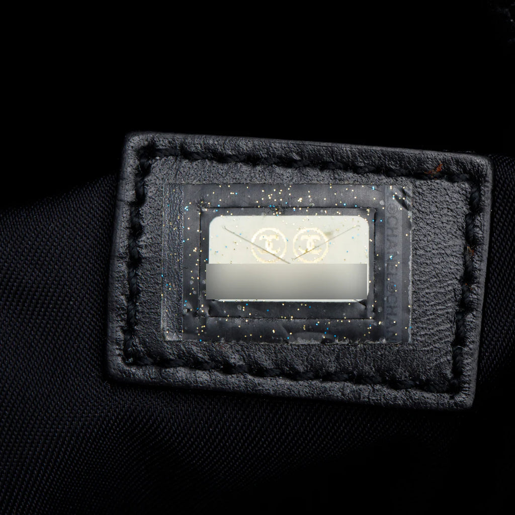 Black Nylon Travel Ligne Bowling Bag w/ Authenticity Card