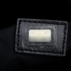 Black Nylon Travel Ligne Bowling Bag w/ Authenticity Card