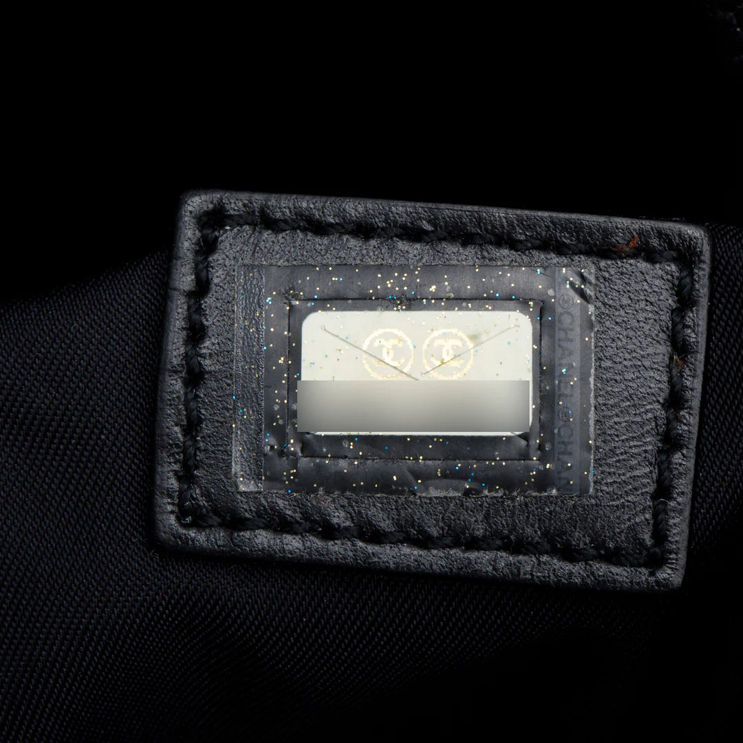 Black Nylon Travel Ligne Bowling Bag w/ Authenticity Card