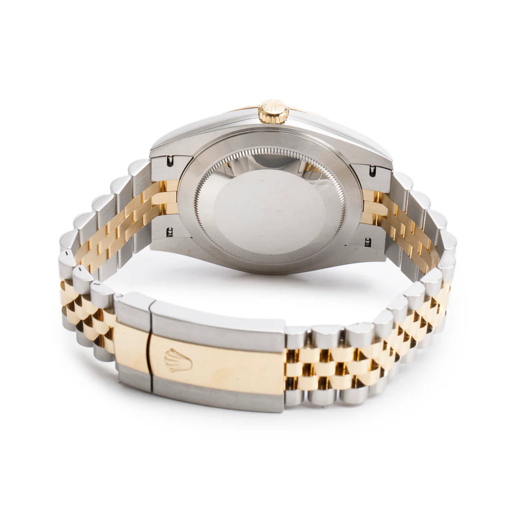 2021 Stainless Steel &amp; 18k Yellow Gold Oyster Perpetual Datejust 41 MM Watch Wimbledon Dial 126303 w/ Box &amp; Papers