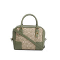 Green Jacquard Anagram Calfskin Amazona 19 Bag w/ Strap