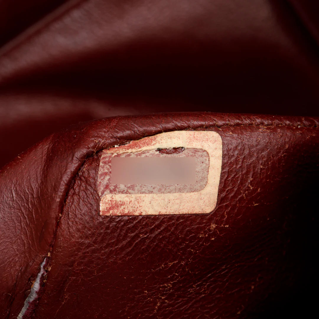 Vintage Black Lambskin Quilted Mini Square Flap Bag w/ Authenticity Card