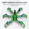 Hexapod Robot Kit for Jetson Nano 18DOF HD Camera Big Spider Robots AI Visual Recognition Python Programmable Remote Control (Included Jetson Nano)