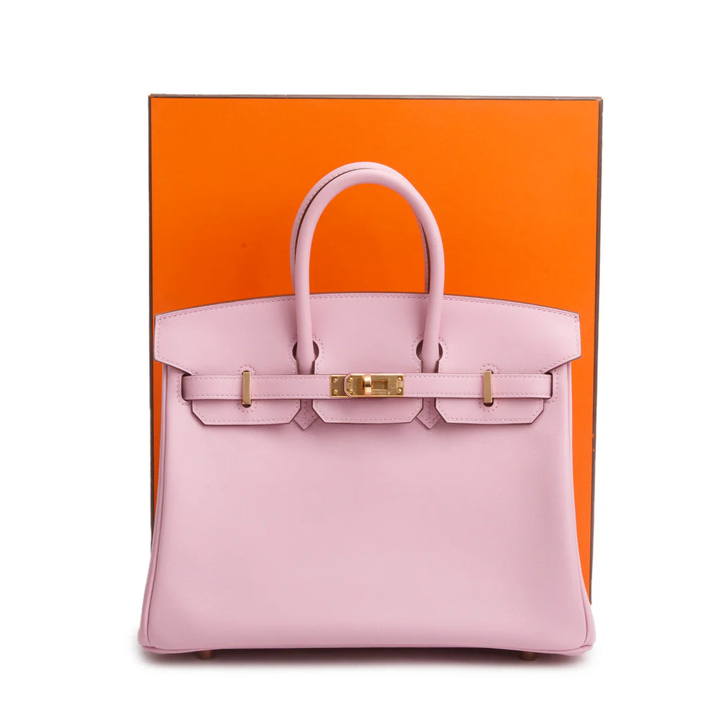 2022 Mauve Sylvestre Swift Birkin 25 w/ Box &amp; Receipt