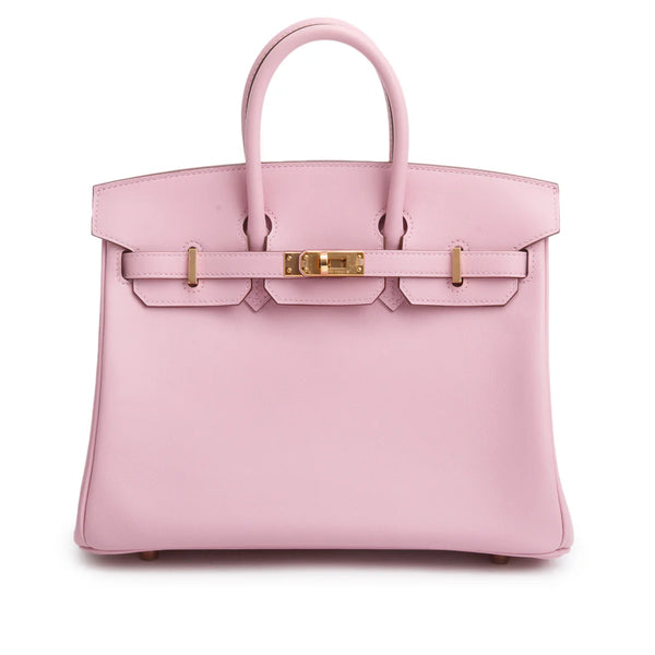 2022 Mauve Sylvestre Swift Birkin 25 w/ Box &amp; Receipt