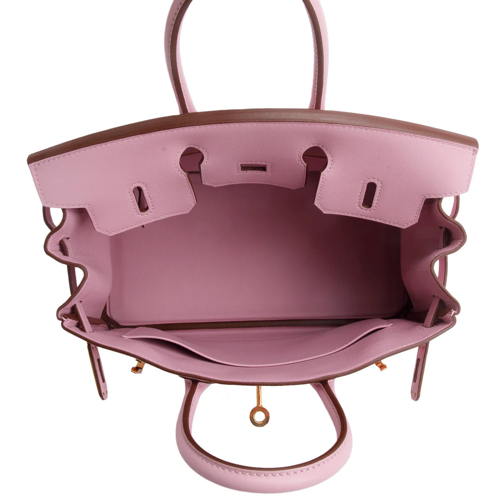 2022 Mauve Sylvestre Swift Birkin 25 w/ Box &amp; Receipt