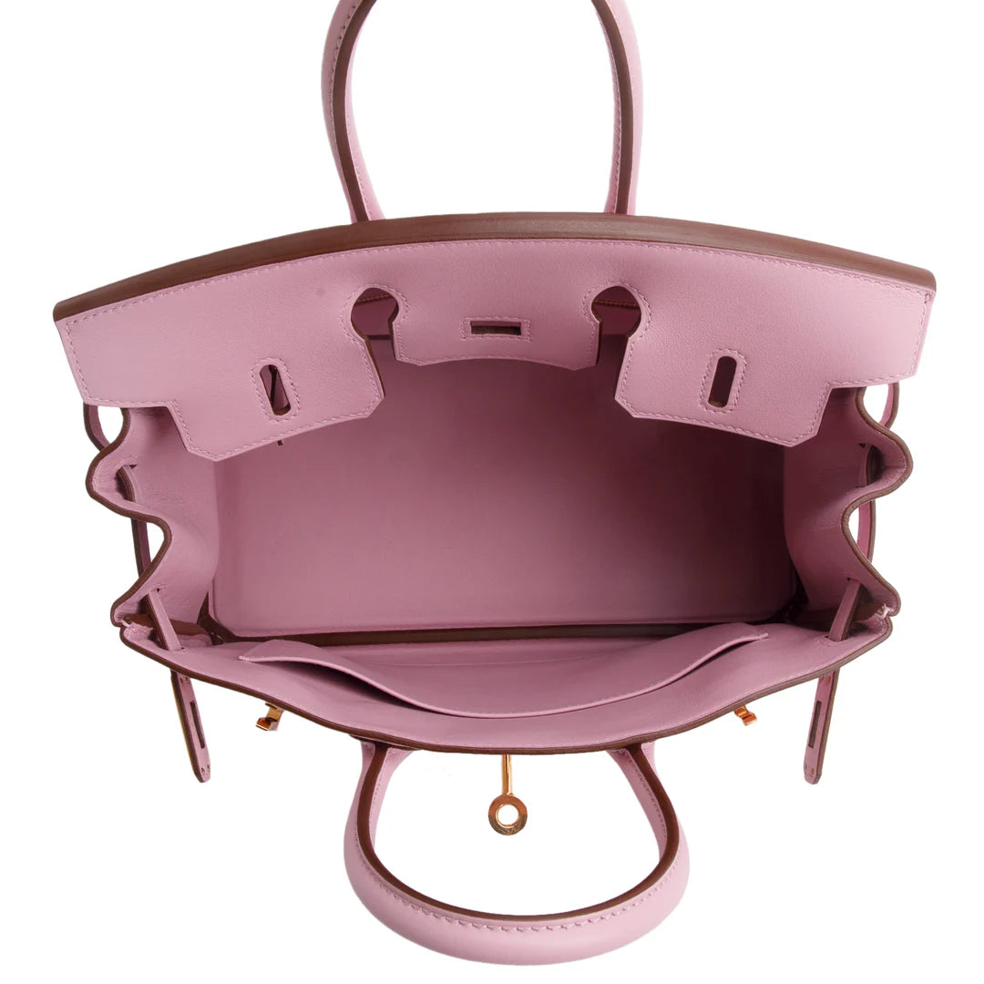 2022 Mauve Sylvestre Swift Birkin 25 w/ Box &amp; Receipt