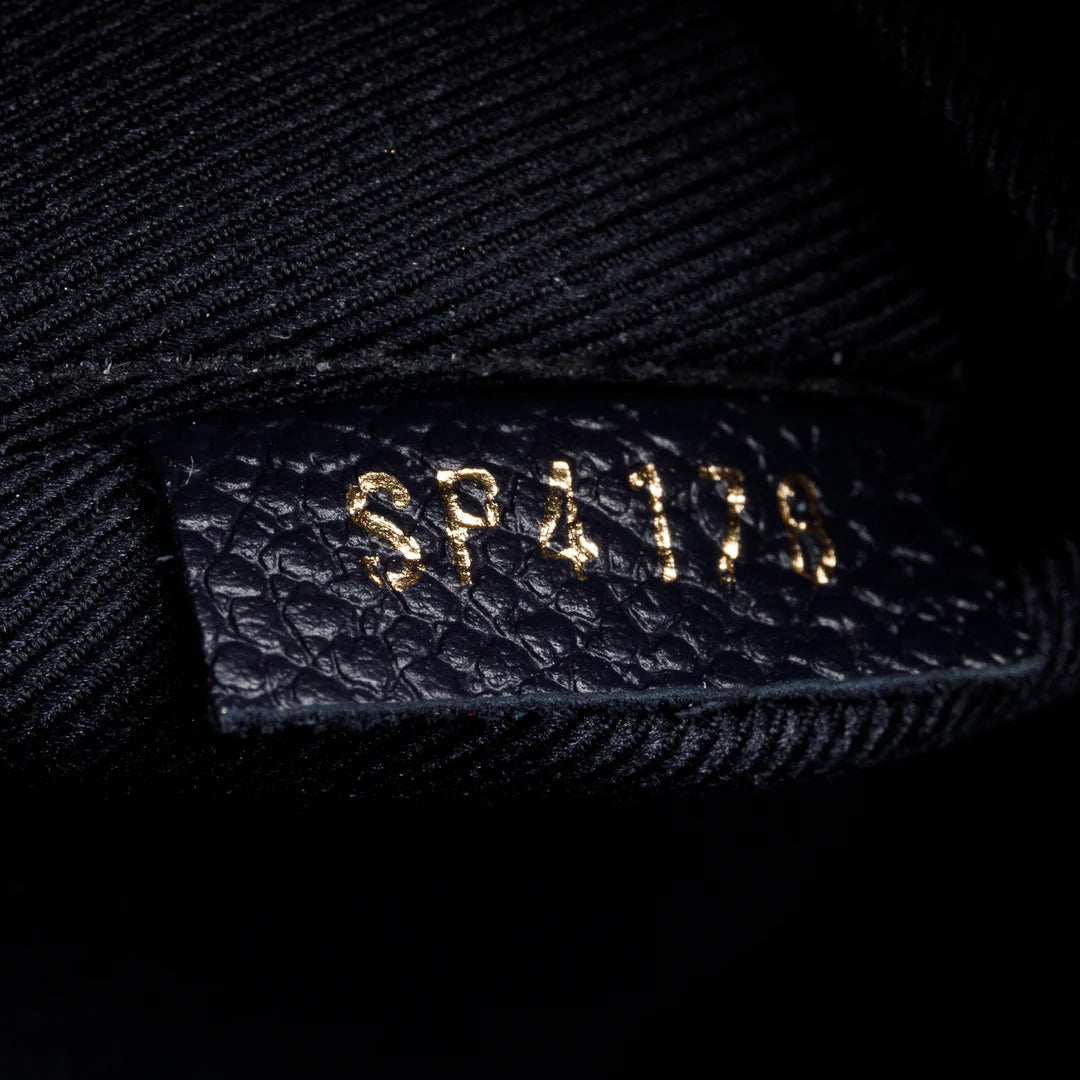 Navy Empreinte Blanche MM w/ Strap