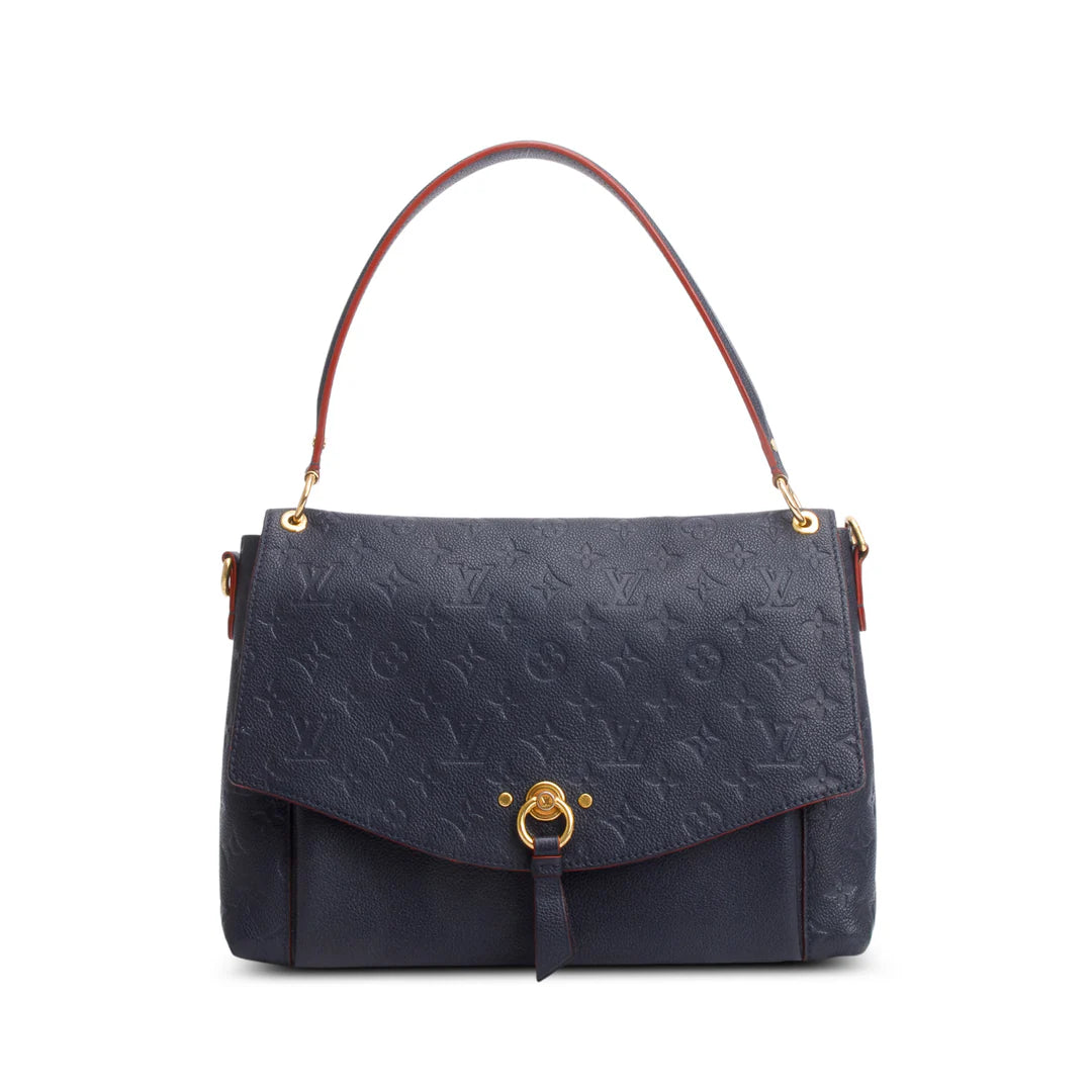 Navy Empreinte Blanche MM w/ Strap