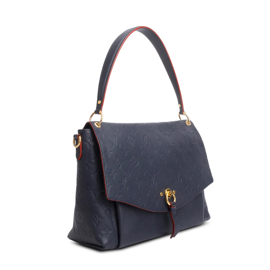 Navy Empreinte Blanche MM w/ Strap