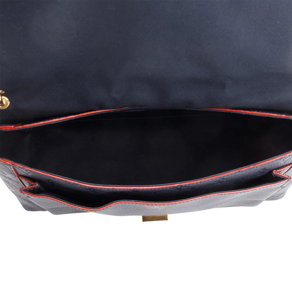 Navy Empreinte Blanche MM w/ Strap