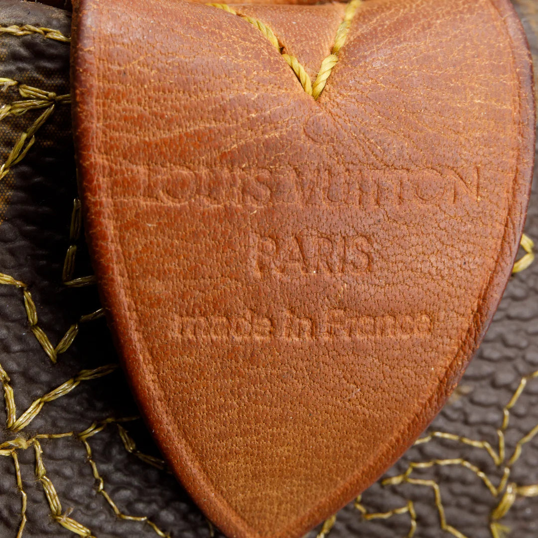 Gold Monogram Dentelle Speedy 30