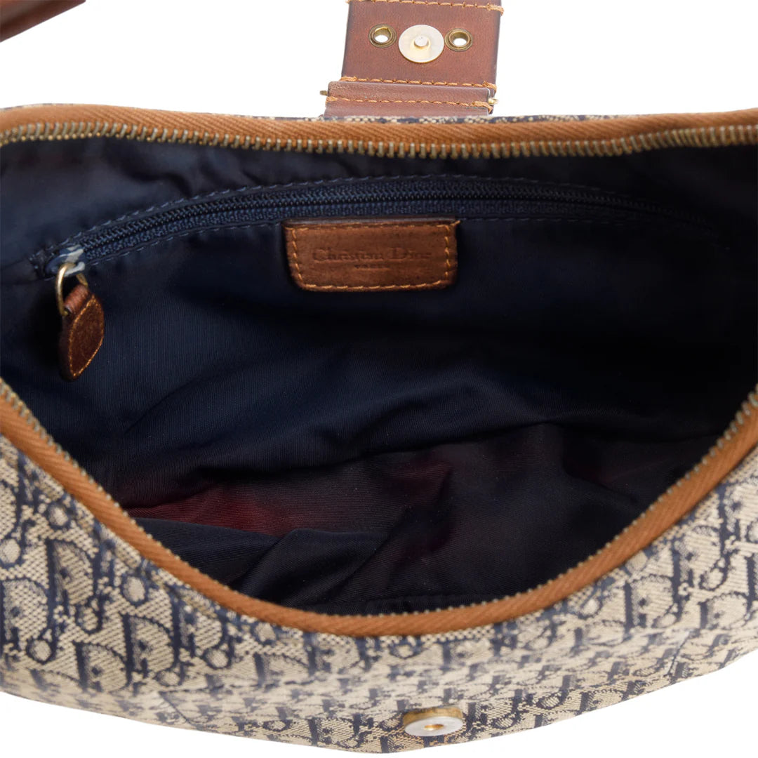 Navy Monogram Street Chic Hobo