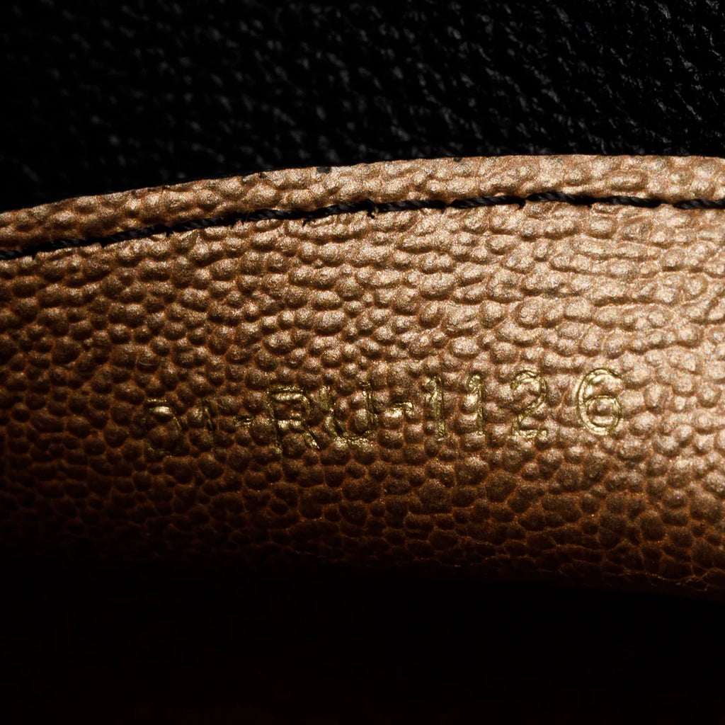 Supple Grained Calfskin Open Bar Tote Bag w/ Strap