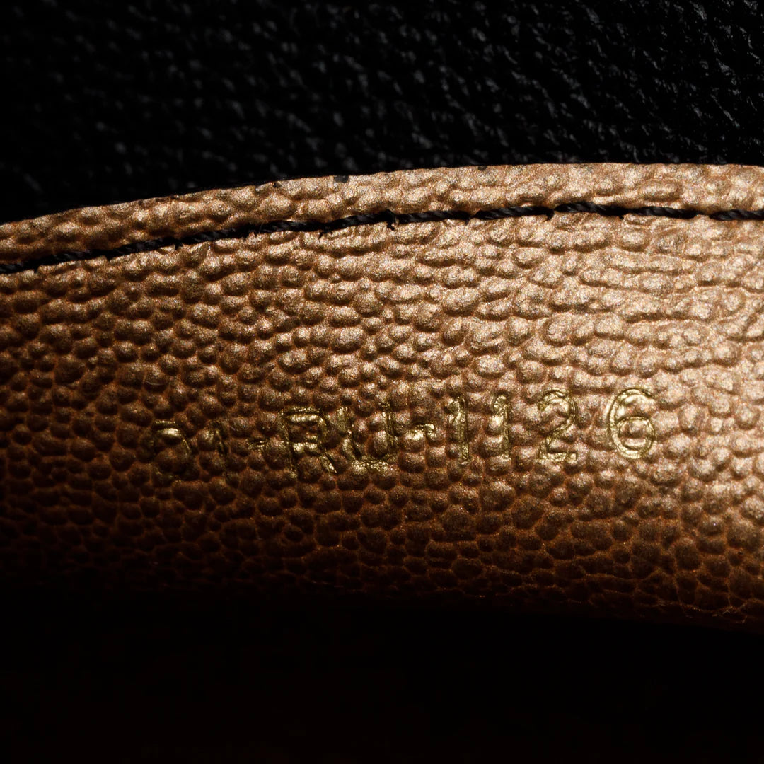 Supple Grained Calfskin Open Bar Tote Bag w/ Strap