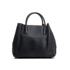 Supple Grained Calfskin Open Bar Tote Bag w/ Strap
