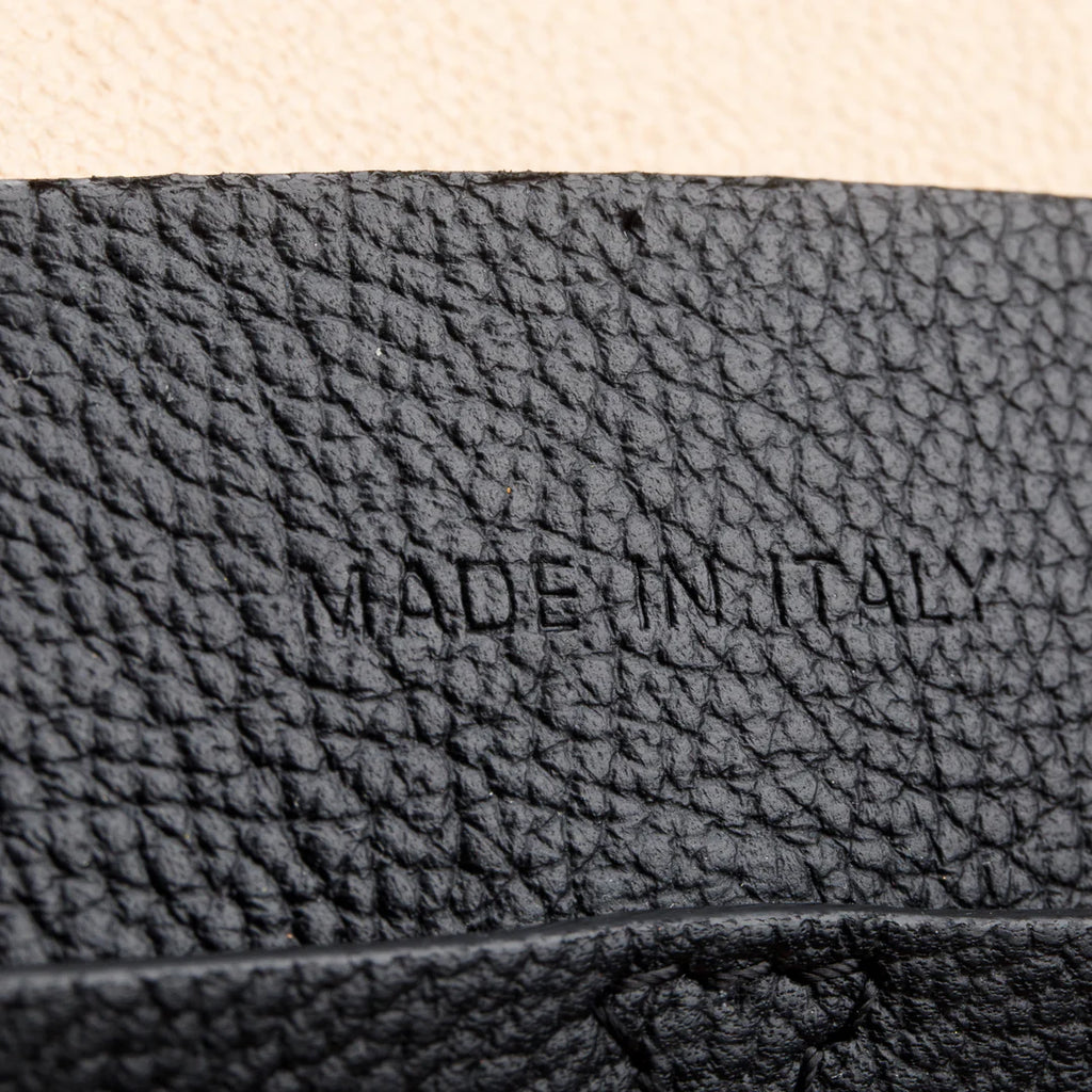 Supple Grained Calfskin Open Bar Tote Bag w/ Strap