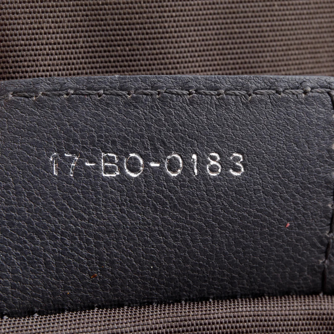 Grey Lambskin Cannage Small Dior Soft Zipped Shopping Tote