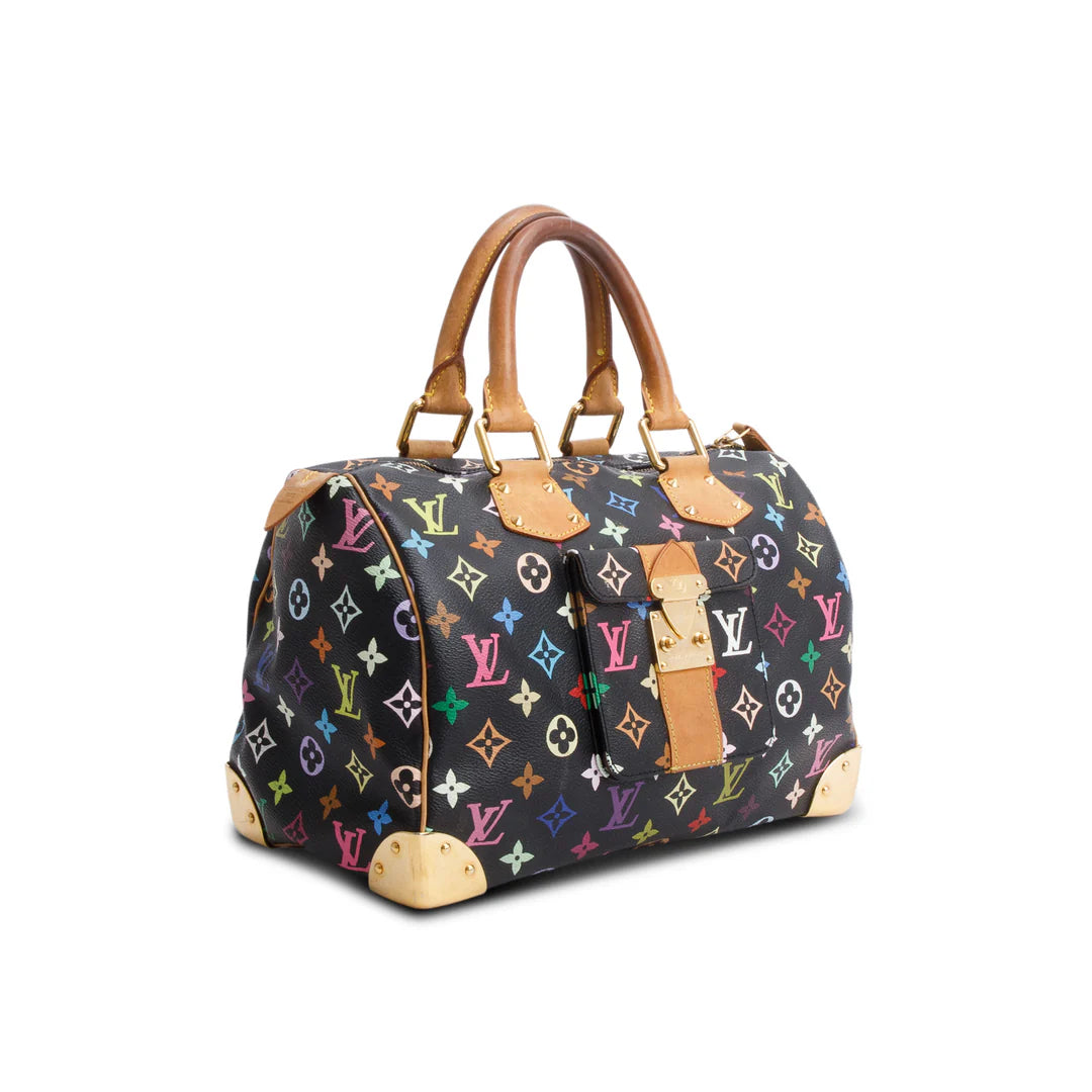 Black Monogram Multicolore Speedy 30