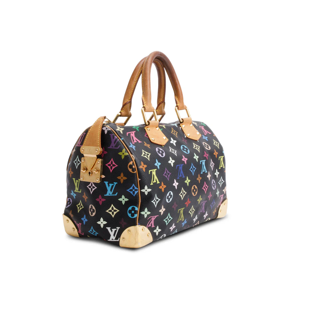 Black Monogram Multicolore Speedy 30