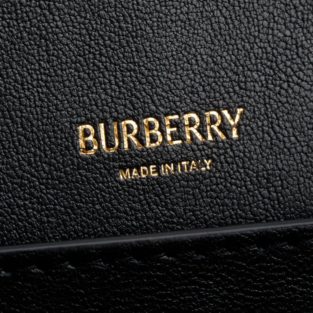 Brown Check Soft Snip Mini Chain Bag