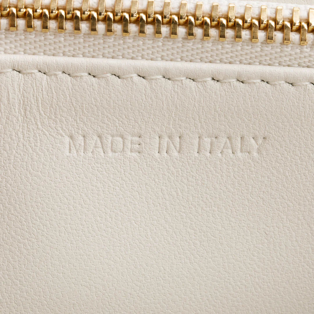 2022 White Lambskin Cannage My Dior Daily Chain Pouch