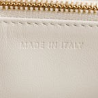 2022 White Lambskin Cannage My Dior Daily Chain Pouch