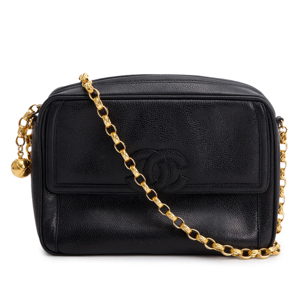 Vintage Black Caviar Bijoux Camera Bag