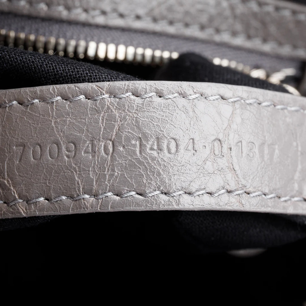 Grey Agneau Leather Neo Cagole XS City Bag w/ Strap