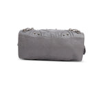 Grey Agneau Leather Neo Cagole XS City Bag w/ Strap