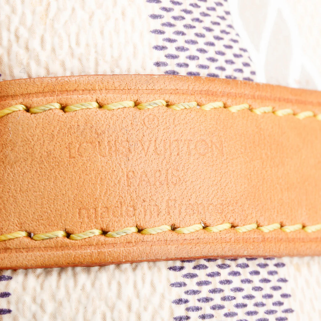 Nautical Damier Azur Speedy Bandouliere 25 w/ Strap