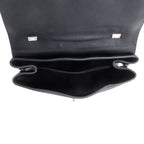 Black Soft Calfskin My Lockme II Top Handle w/ Strap