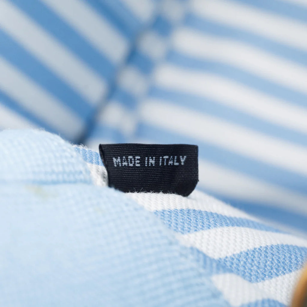 Blue Canvas Small Canapa Logo Tote w/ Strap &amp; Authenticity Card