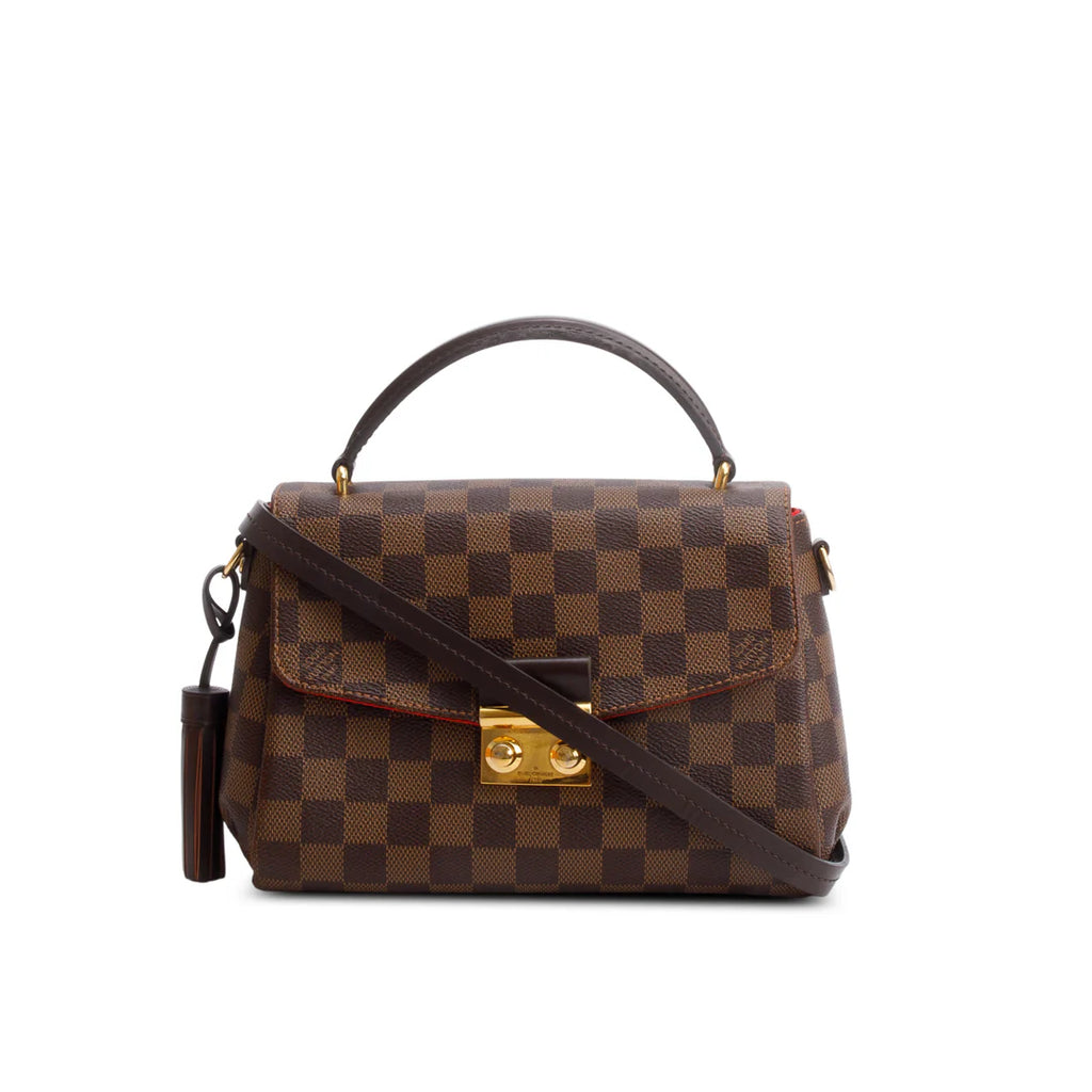 Damier Ebene Croisette w/ Box, Strap &amp; Receipt