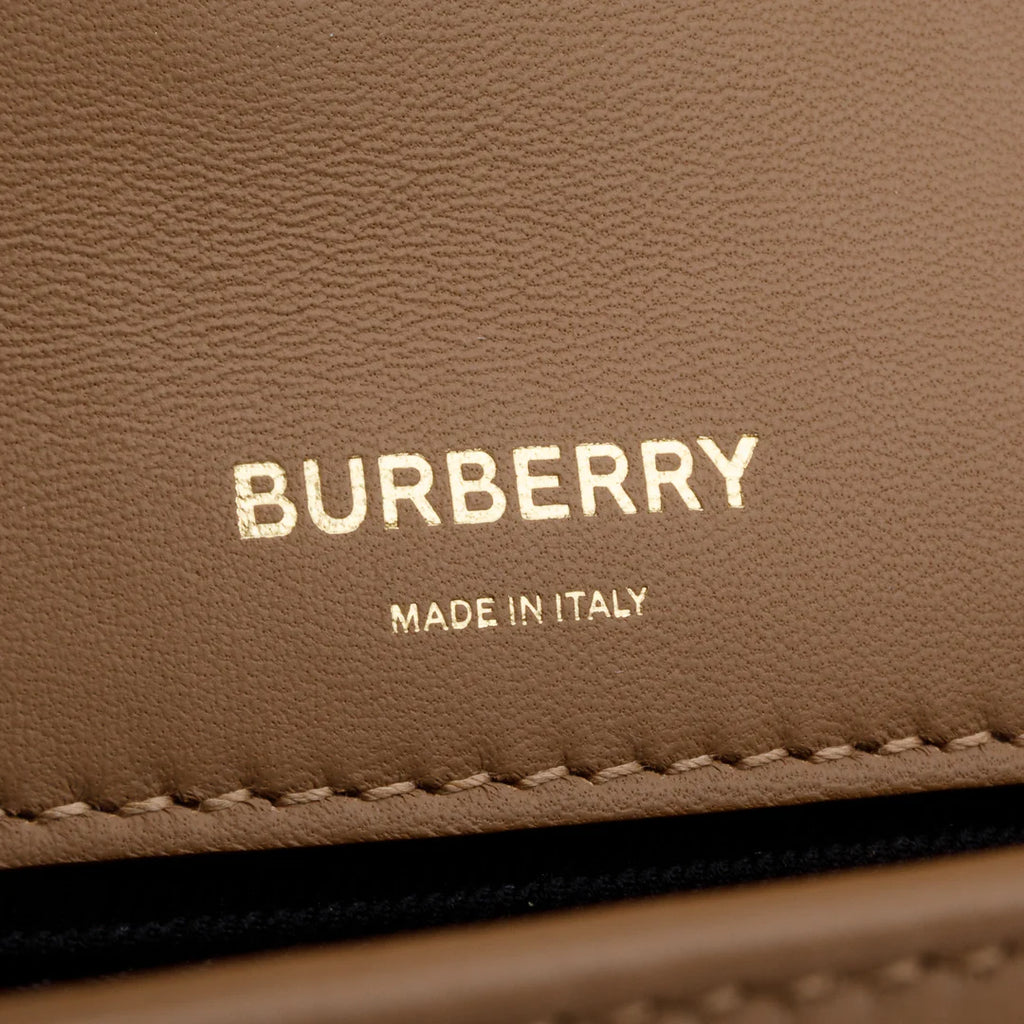 Brown Lambskin Quilted Small Lola Bag