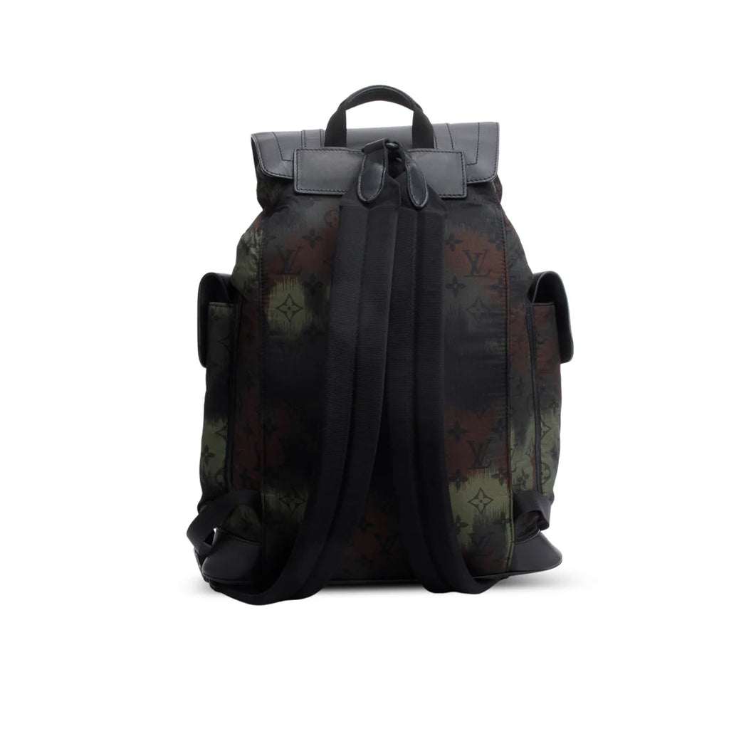 Nylon Monogram Camouflage Christopher PM Backpack