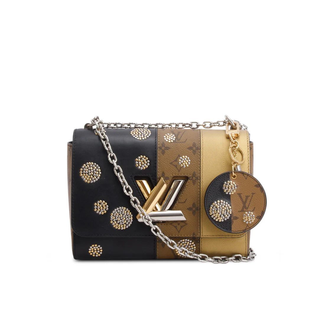 Tricolor Reverse Monogram Night Lights Twist MM